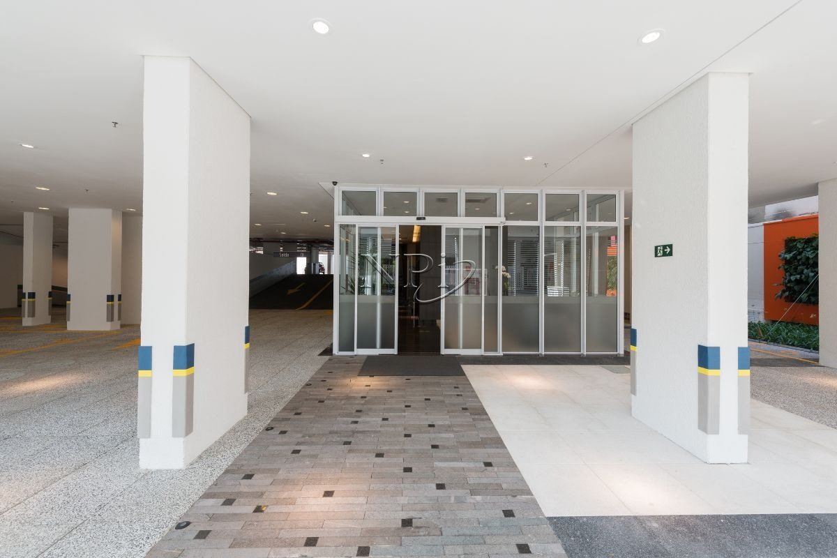Entrada do edifício em Moema